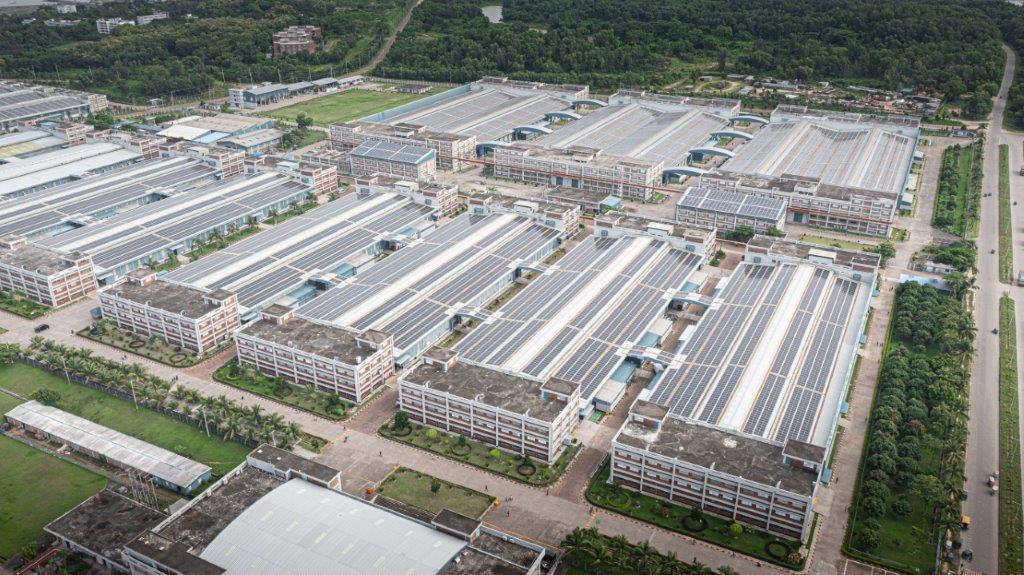 영원무역그룹 KEPZ, 태양광 전력 수급률 61%에 달해